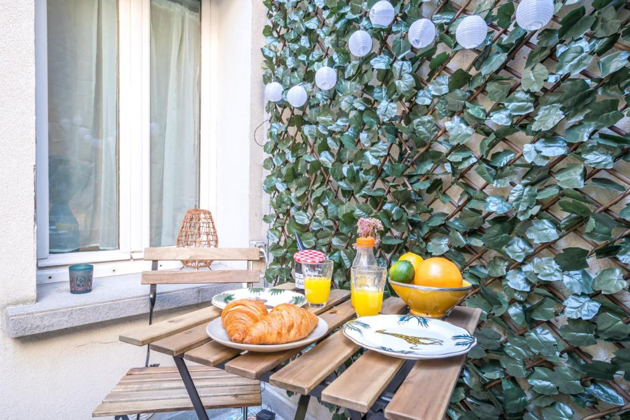 Studio Terrasse Privee 5 Min To Eiffel Tower Paris Exterior foto